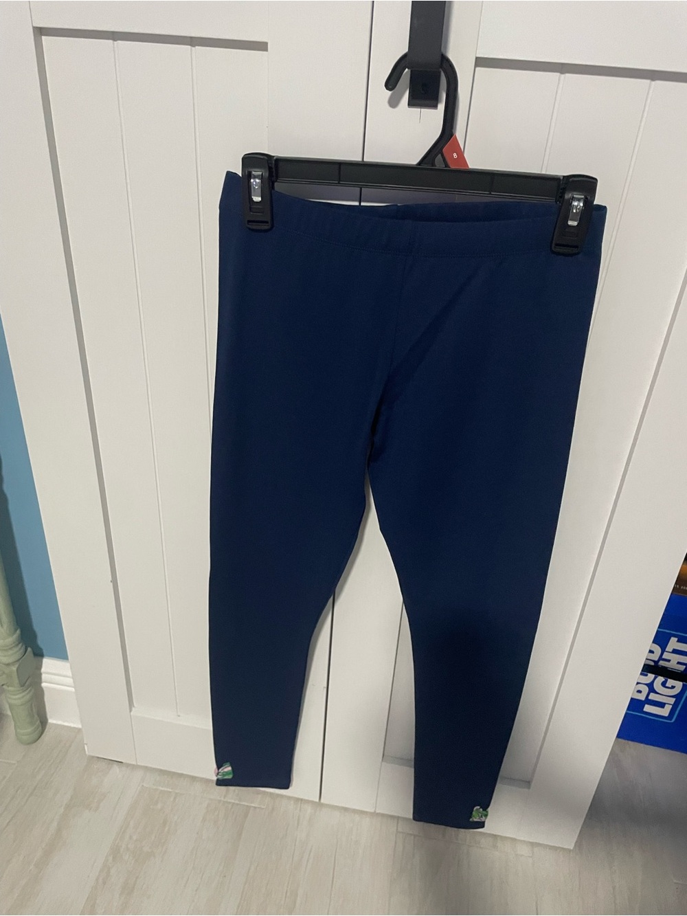 Lilly Pulitzer Girls Navy Stretch Leggings